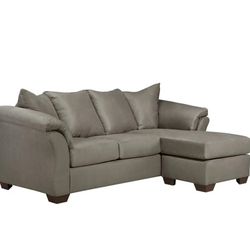 Darcy Cobblestone Sofa Chaise

