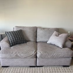 Light Gray Loveseat Sofa — Pickup by 5/24