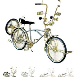 20" Lowrider Collection Bicycle Complete Bike Gold/Chrome