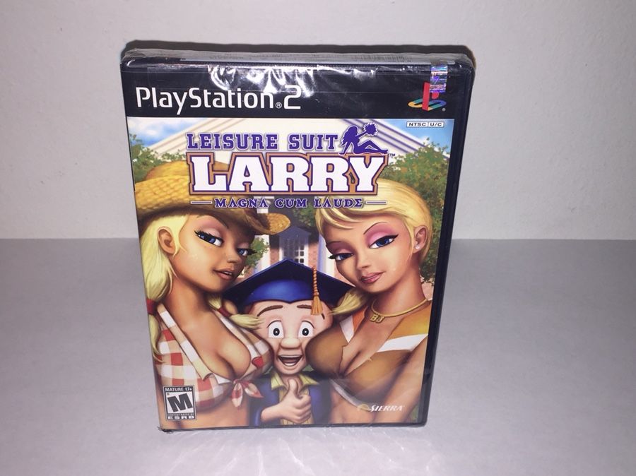 Leisure Suit LARRY - Magna Cum Laude - RARE PlayStation 2 SEALED SEXY PS2 Game