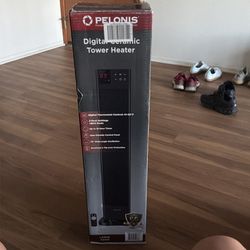 Digital ceramic tower heater