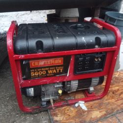 Craftsman 5600 W Generator