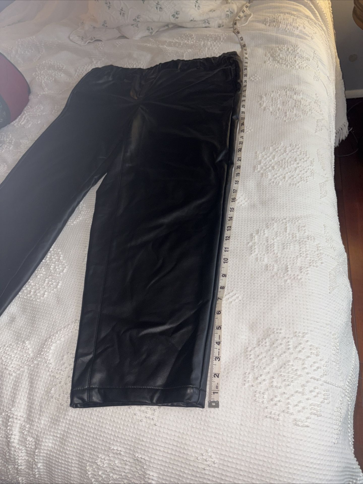 Women’s J Jill Leather Like Pants In XL Tall Size XL In Black