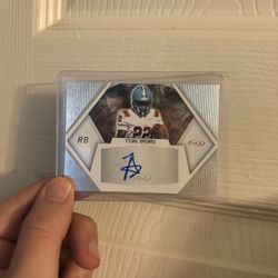 2023 SAGE High Series Auto Silver Tyjae Spears #A-TS3 Rookie Auto RC Titans