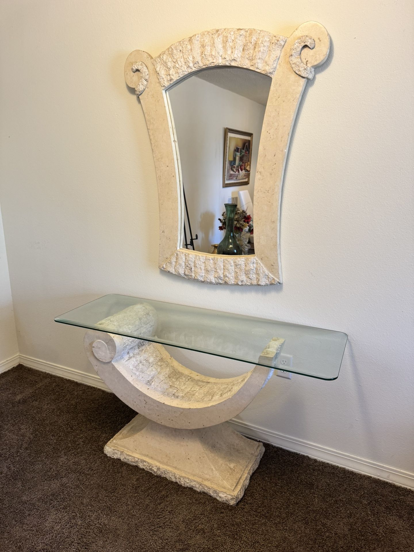 Hallway Side Table With Mirror