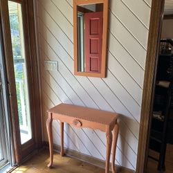 Entry Table With Mirror 