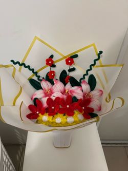 Pipe cleaner flowers