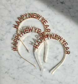 (New) 4pcs New Year Headband
