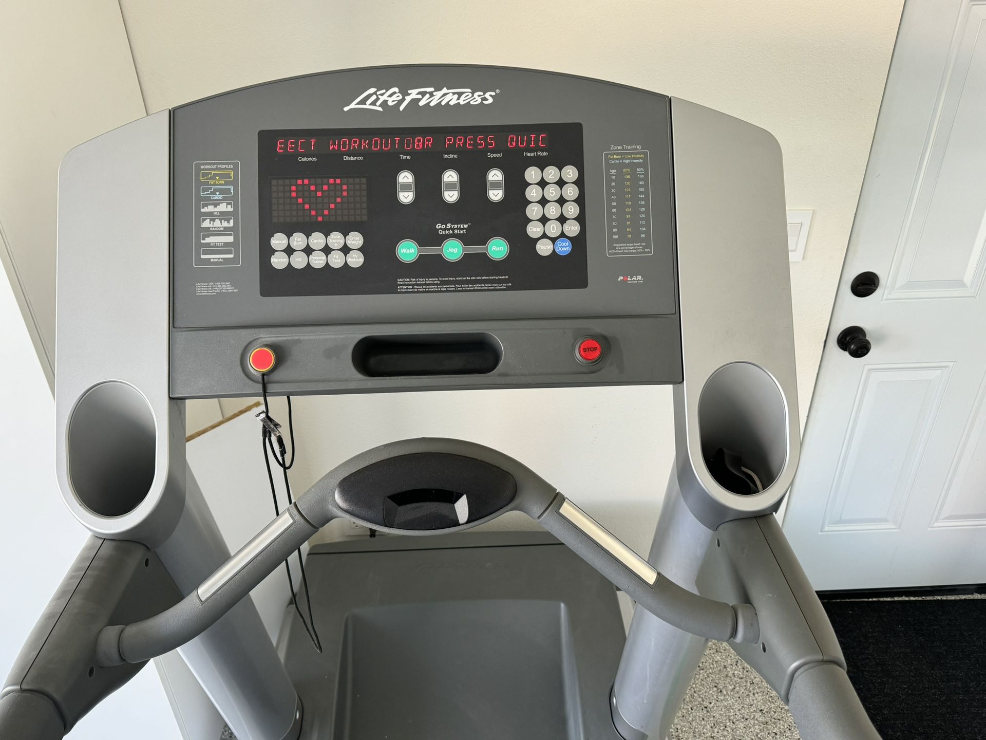 Commercial Life Fitness Treadmill 
