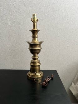 vintage brass Stiffel table lamp
