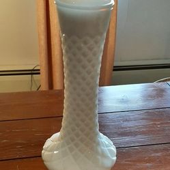  Milk Glass Flower Vase Home Decor 