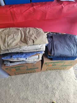 MENS SHORTS AND PANTS AND SHIRTS