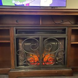 TV Stand W/ Fireplace 