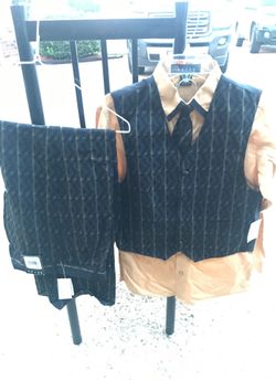 4 piece boys suit size 12