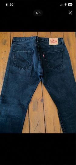 501 Classic Levi's Black Denim Jeans
