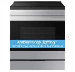 Bespoke 30 in. 6.3 cu. ft. 4-Burner Element Smart Slide-In Induction Range in Stainless Steel with Air Sous Vide