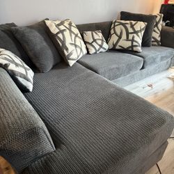 Grey Sectional Couch