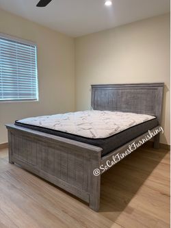 New Queen Bed and mattress