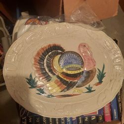 Large Thanksgiving Turkey Platter
