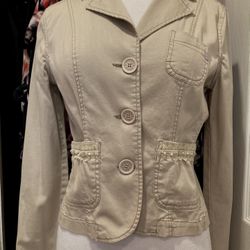Women’s Khaki Denim Jacket