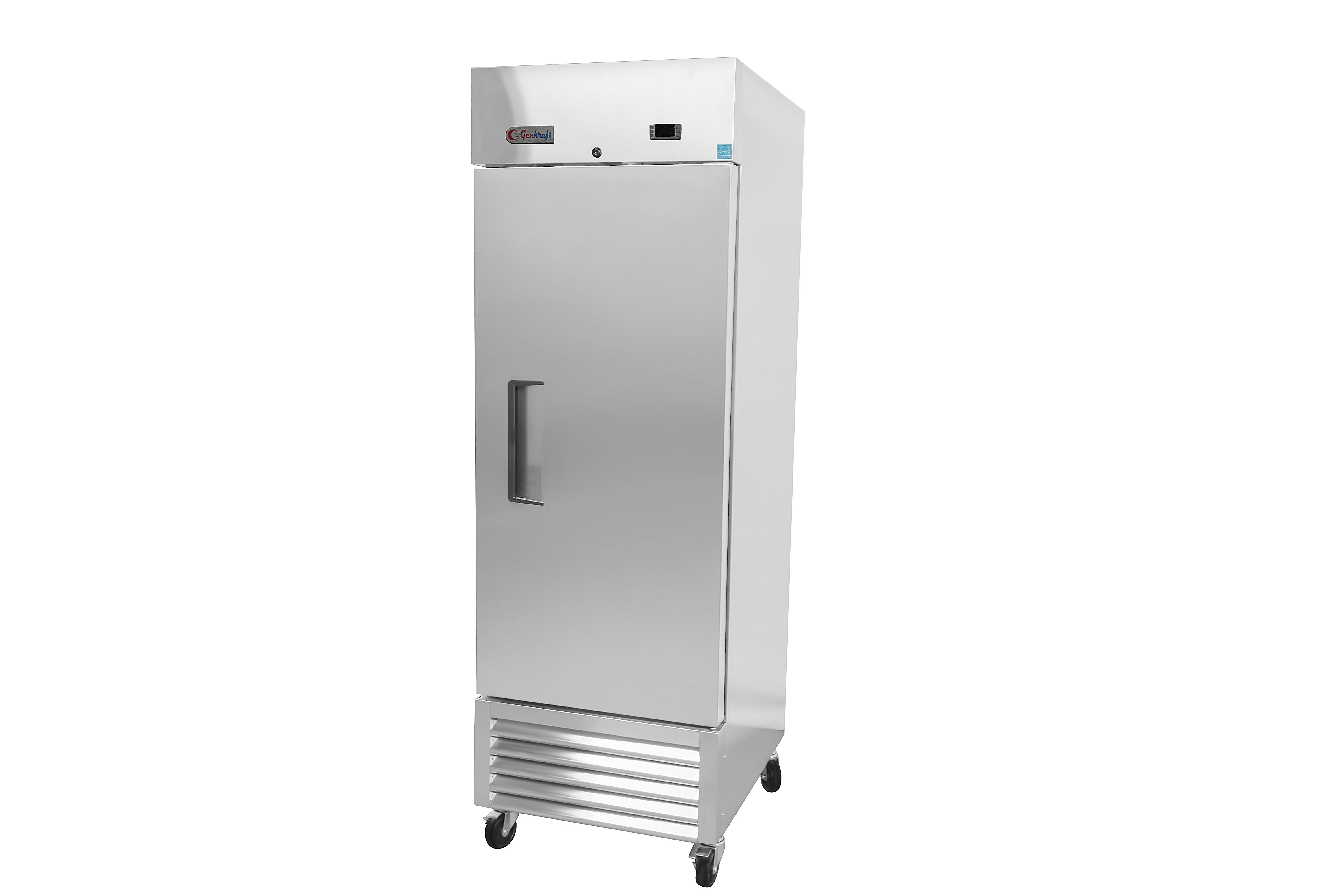 NEW commercial Single Solid Door 27" W Upright Refrigerator, Stainless Steel with 23 Cu. Ft For Restaurants, Bars, Shops, Food Stores.