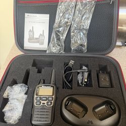 Midland X-Talker T77 Walkie Talkie Dual Charger Etc.