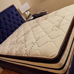BRAND NEW “LUXURY EURO PILLOW TOP BAMBOO” MATTRESSES 💯 COLCHONES NUEVOS PILLOW TOP 💯  💥12 inches thick 💥   Queen $210❌ $270 With Box Spring 💥  FU