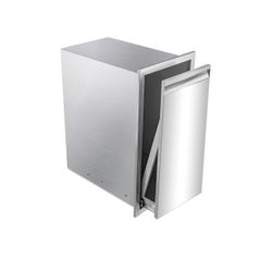 New in the box Outdoor Kitchen Pull Out Garbage Drawer, 14W 27H 20D Sliding Track Type Propane or Garbage Drawer, Kitchen Cabinet BBQ Or Barbecue Isla