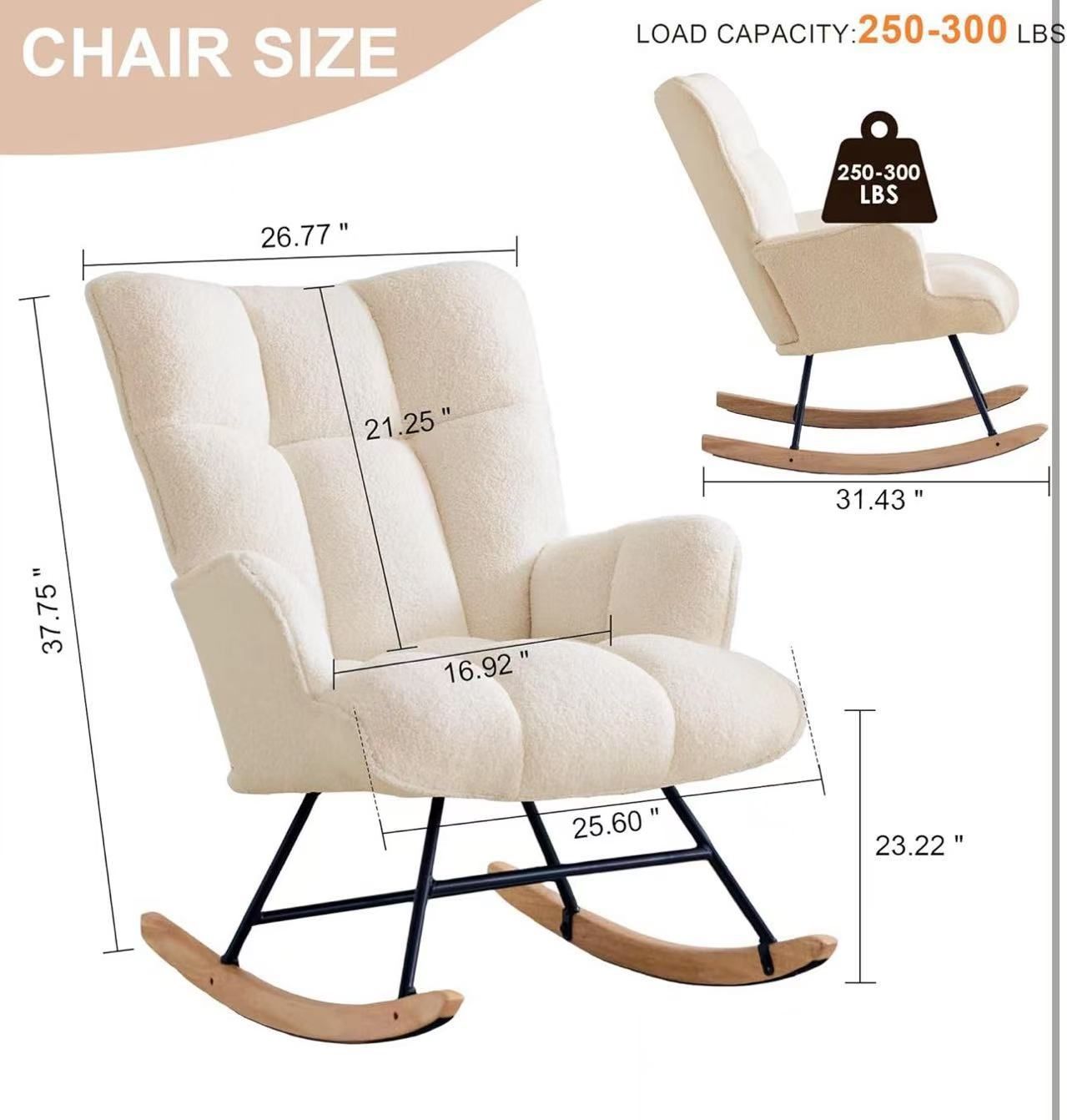 Rocking Chair Nursery Glider Rocking Chair Teddy $80