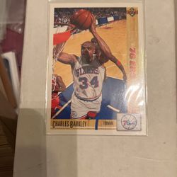 NICE ! 1991-92 Upper Deck Charles Barkley Philadelphia 76ers #345 Basketball Card Mint Only $1 HOF ! 