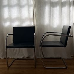 Knoll, Mies van der Rohe brno chair (pair)