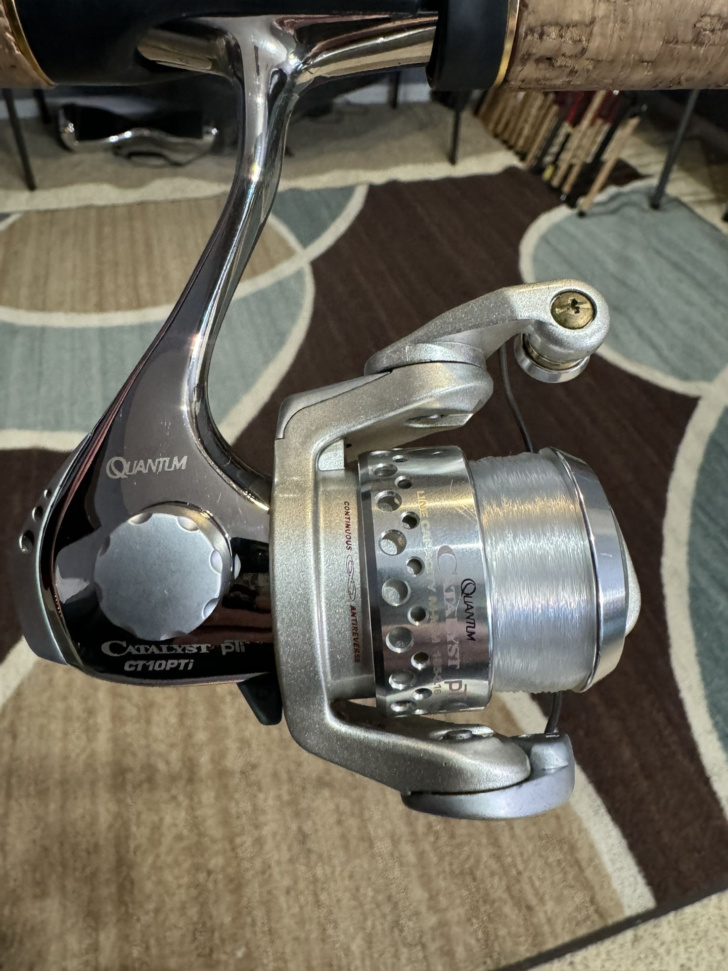 Trout Fishing Rod And Reel With Lures 