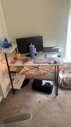 White Office Desk