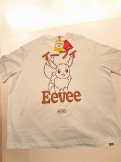 Pokemon x Target Adult Eevee Graphic Print Short Sleeve Crewneck T-Shirt (Large)