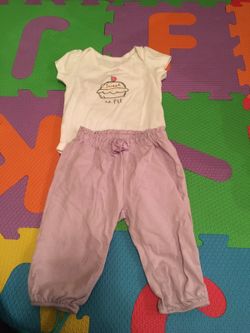 Baby gap playtime onesie with pants 3-6m