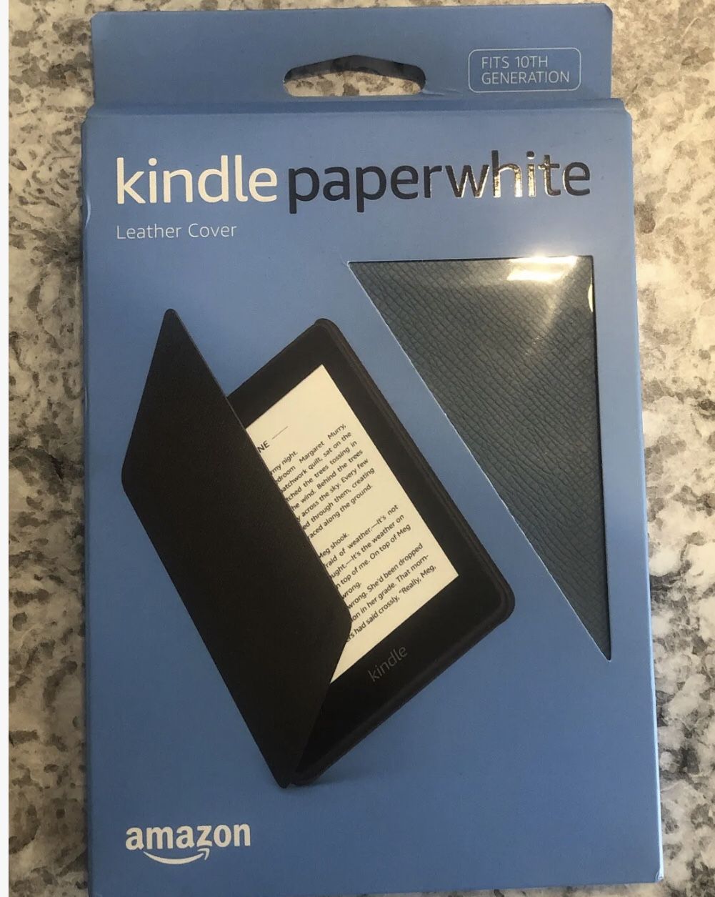 Amazon kindle paper white leather cover fits 10Th generation 