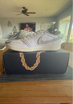 Never worn Nike Jordan 1 x Union Low Grey-Sail size 11.5 Men. $200