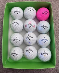 1 Dozen Of Callaway Golf Balls
