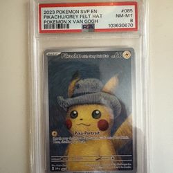 Pikachu Van Gogh PSA 8 Pokemon