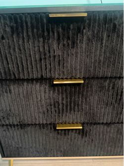 Sleek Black Dresser
