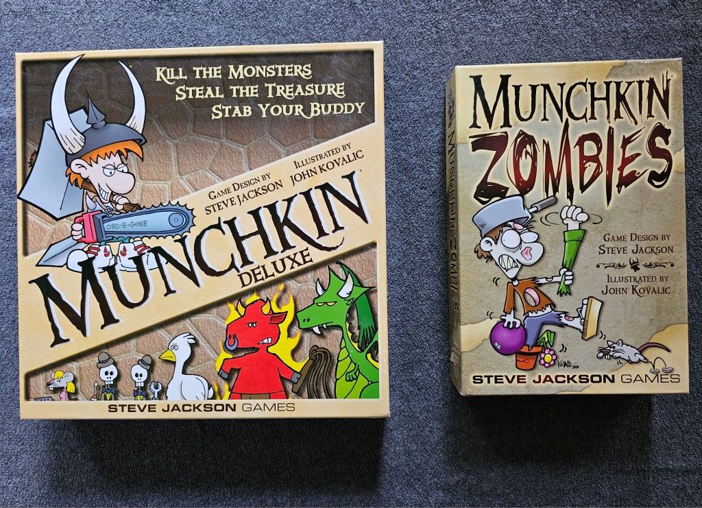 Munchkin Bundle - Deluxe Edition + Zombies Expansion