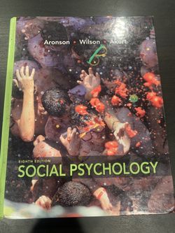 Social Psychology 8th Edition