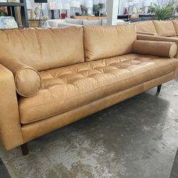 4th Of July Sale Genuine Leather Sofa Delivery Available