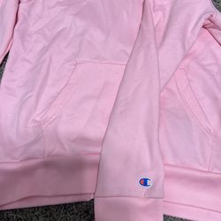 Bright pink 2024 champion hoodie