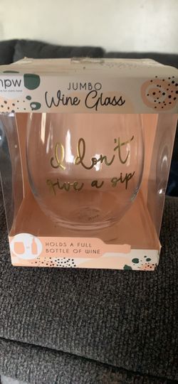 JUMBO Wine Glass