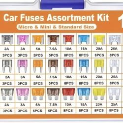 180 pcs Car Fuse Assortment Kir