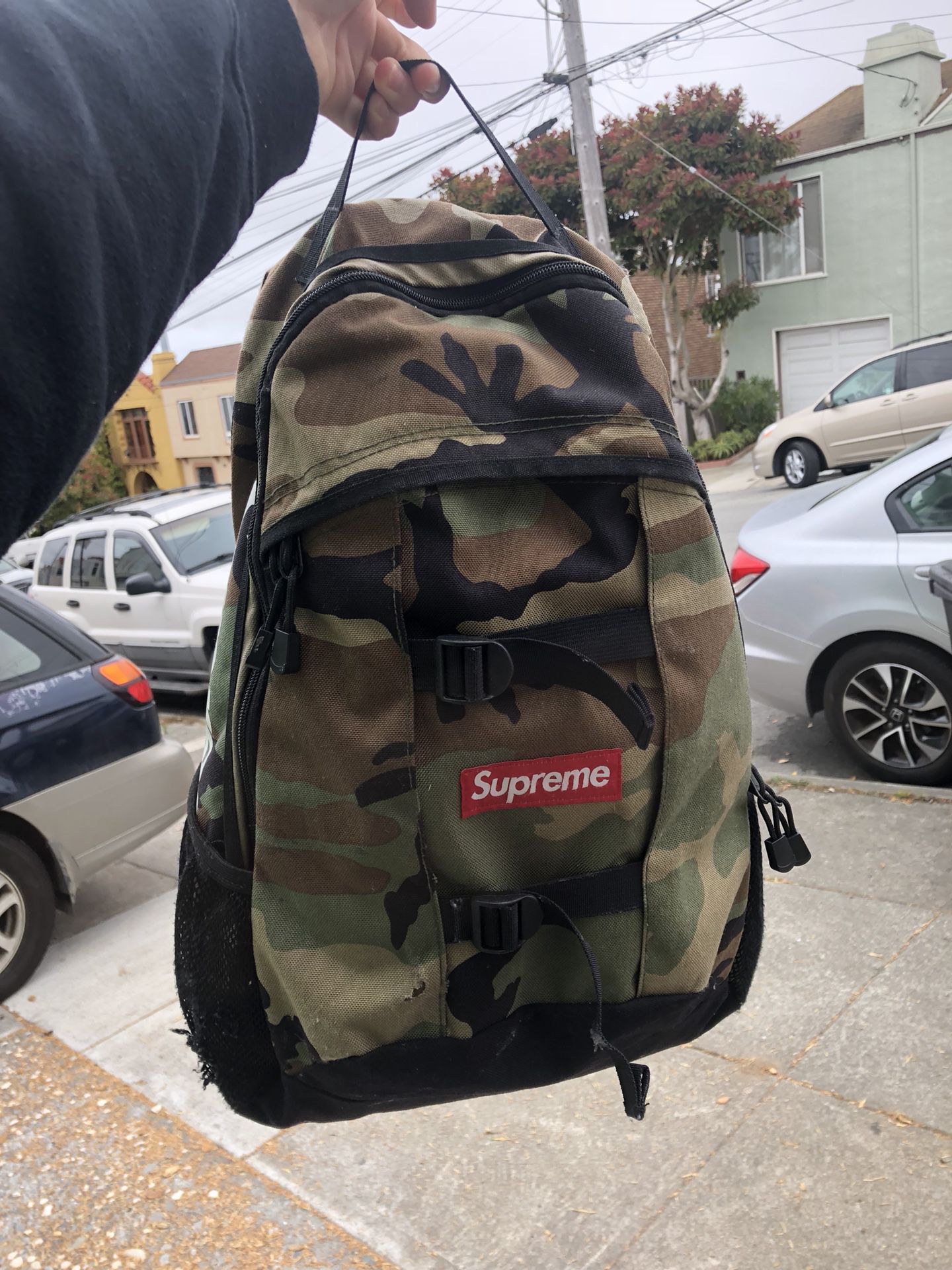 Supreme ss14 camo backpack for Sale in San Francisco, CA - OfferUp