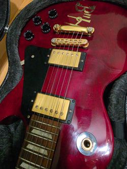 Gibson Les Paul Studio Electric Guitar Wine Red