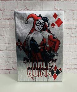Harley Quinn Stretched Canvas Art Print 16” X 24” DC Comics