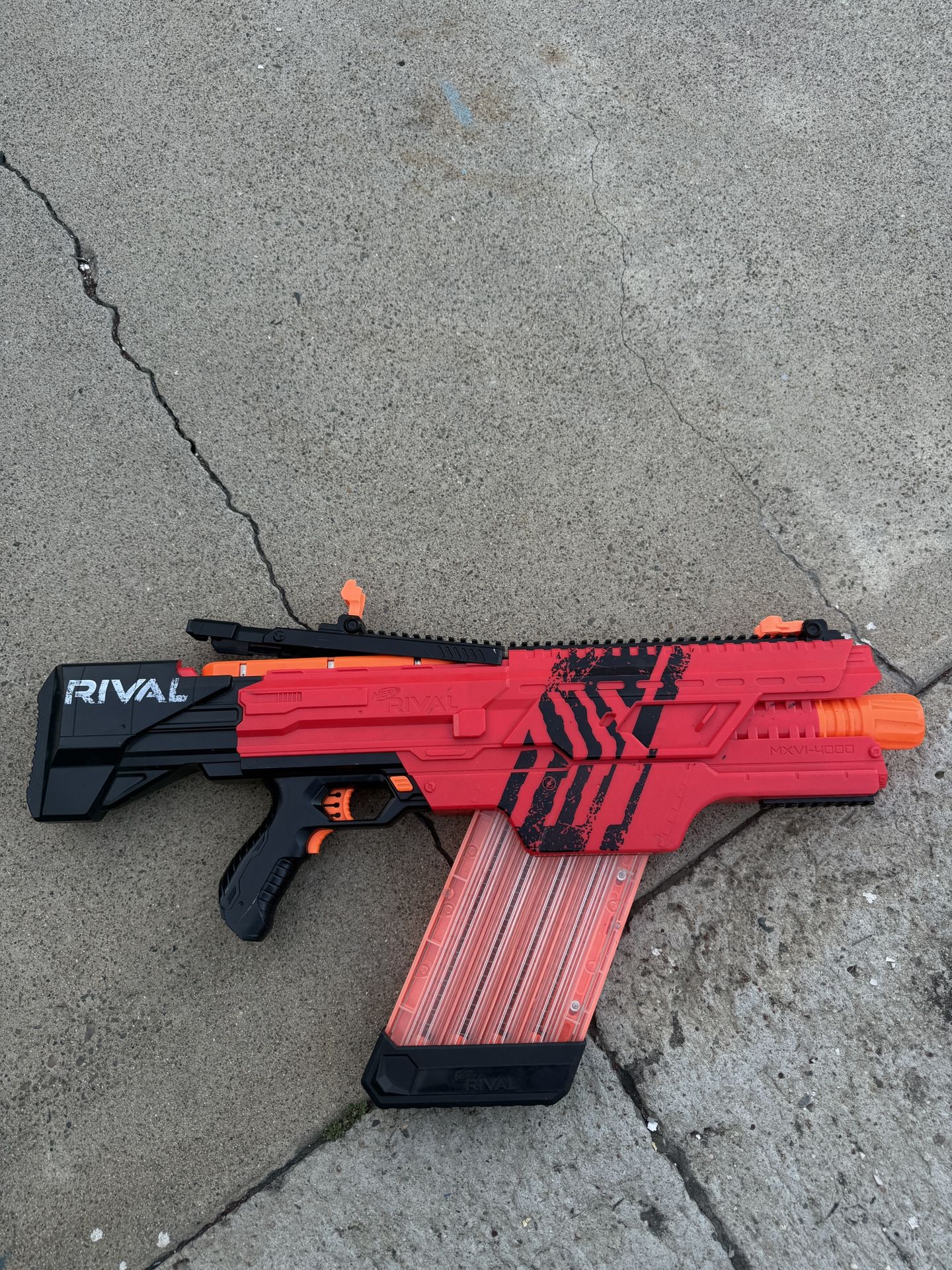 Nerf Rival Khaos MXVI-4000 Red Electronic Flywheel Blaster